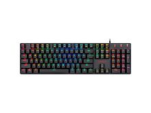 Клавиатура игровая проводная механическая Redragon Shrapnel K589 (104 кл, Red switch, RGB подсветка, черная)